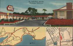 El Castell Motel Postcard