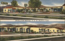 Buellton Motel, US 101, Buellton CA Postcard