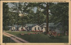 Cottages at Potash Sulphur Springs, Near Hot Springs National Park, AR Postcard