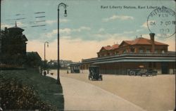 East Liberty Station in East Liberty, Pennsylvania Postcard Postcard Postcard