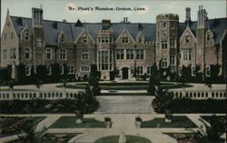 Mr. Plant's Mansion, Groton CT Postcard