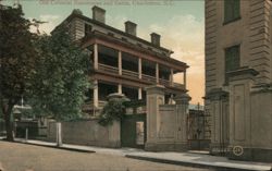 Old Colonial Residences and Gates, Charleston, SC Postcard