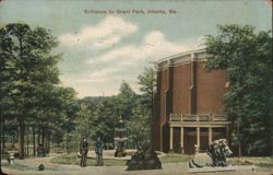 Entrance to Grant Park, Atlanta, GA Postcard