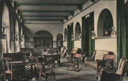 Westward Hotel Writing Room, Pasadena, CA Postcard