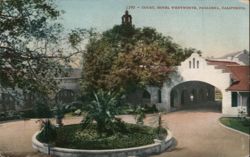 Hotel Wentworth Court Entrance, Pasadena, CA Postcard