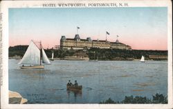 Hotel Wentworth Waterfront View, Portsmouth, NH Postcard