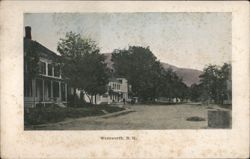 Wentworth, NH Main Street Scene New Hampshire Postcard Postcard Postcard