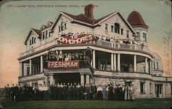 Ladies' Hall, Wentworth College, Tacoma, WA - Freshman & Sophomores Postcard