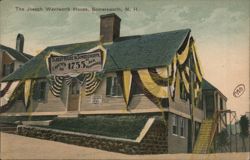 Joseph Wentworth House, Oldest House in Somersworth, NH Postcard