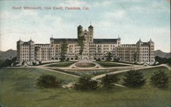 Hotel Wentworth, Oak Knoll, Pasadena Postcard