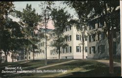 Dartmouth and Wentworth Halls, Dartmouth College Hanover, NH Postcard Postcard Postcard