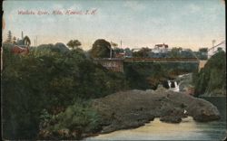 Wailuku River Bridge & Waterfall, Hilo, Hawaii Postcard