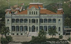 Former Palace, now used as Capitol, Honolulu Hawaii Postcard Postcard Postcard