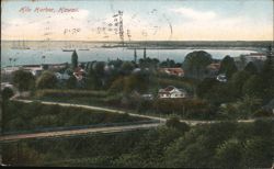 Hilo Harbor, Hawaii, Panoramic View with Bridge Postcard