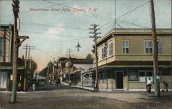 Waianuenue Street Scene, Hilo, Hawaii Postcard Postcard Postcard