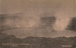 Crater of Volcano of Kilauea, Hawaii Postcard