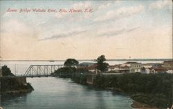 Lower Bridge, Wailuku River, Hilo, Hawaii Postcard Postcard Postcard