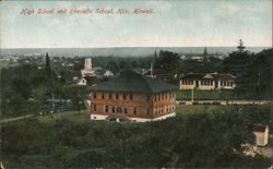 Hilo High School and Riverside School, Hawaii Postcard Postcard Postcard