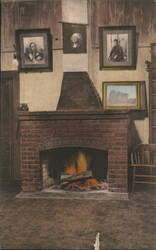 Volcano House Fireplace, Hawaii National Park Hawai‘i Volcanoes National Park Postcard Postcard Postcard