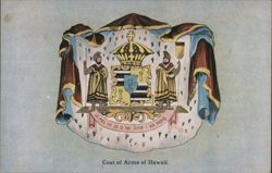 Coat of Arms of Hawaii Postcard