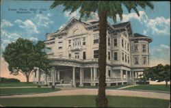 Honolulu Elks Club Front View Hawaii Postcard Postcard Postcard