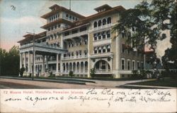 Moana Hotel, Honolulu, Hawaiian Islands Postcard