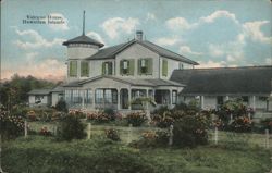 Volcano House Postcard