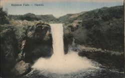 Rainbow Falls, Hilo, Hawaii Postcard