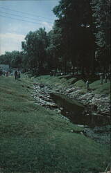 Model of Palestine at Chautauqua Institution, New York Postcard Postcard Postcard