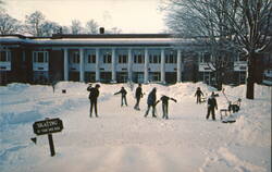 Ice Skating at Chautauqua Institution, NY - Upside Down Fun New York Thomas Photography Postcard Postcard Postcard