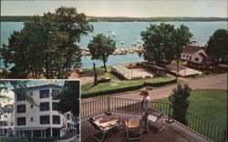 Hotel William Baker Overlooking Lake Chautauqua, NY New York Postcard Postcard Postcard