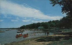 South Shore Sports Club Children's Wading Area, Chautauqua Lake New York Postcard Postcard Postcard