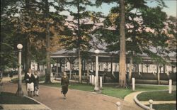 Chautauqua Amphitheater on Lake Chautauqua, NY New York Postcard Postcard Postcard