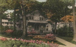 Miller Cottage, Summer Home of Mrs. Thomas Edison, Chautauqua, NY New York Postcard Postcard Postcard