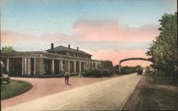 Main Entrance to Chautauqua Institution on Lake Chautauqua, NY New York Postcard Postcard Postcard