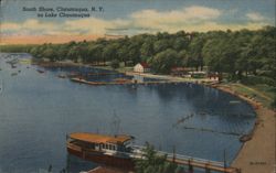 South Shore on Lake Chautauqua, New York Postcard Postcard Postcard