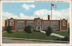 Washington Junior High School, Jamestown, NY New York Postcard Postcard Postcard