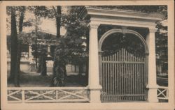 Golden Gate & Hall of Philosophy, Chautauqua Institution Postcard