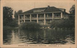 Chautauqua Institution Athletic Club on Chautauqua Lake New York Postcard Postcard Postcard