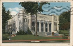 Norton Memorial Hall, Chautauqua Institution New York Postcard Postcard Postcard