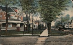 West Fifth Street Homes, Jamestown, NY New York Postcard Postcard Postcard