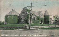 James Prendergast Library & Art Gallery, Jamestown NY New York Postcard Postcard Postcard