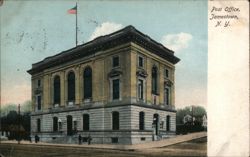 Jamestown, NY Post Office Building New York Postcard Postcard Postcard