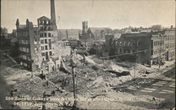 Ruins of Gokey Power & Office Buildings After Jamestown Fire New York Postcard Postcard Postcard