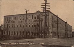 Maddox Table Company Factory in Jamestown, NY New York Postcard Postcard Postcard