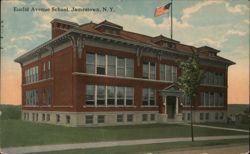 Euclid Avenue School, Jamestown, NY New York Postcard Postcard Postcard