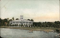 Sheldon Hall, Chautauqua Lake, New York Postcard Postcard Postcard