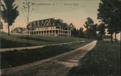 Lakewood NY Country Club Postcard