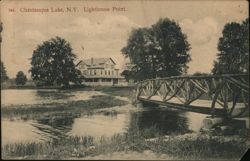 Lighthouse Point, Chautauqua Lake, New York Postcard