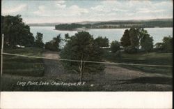 Long Point, Lake Chautauqua Scenic View, New York Postcard